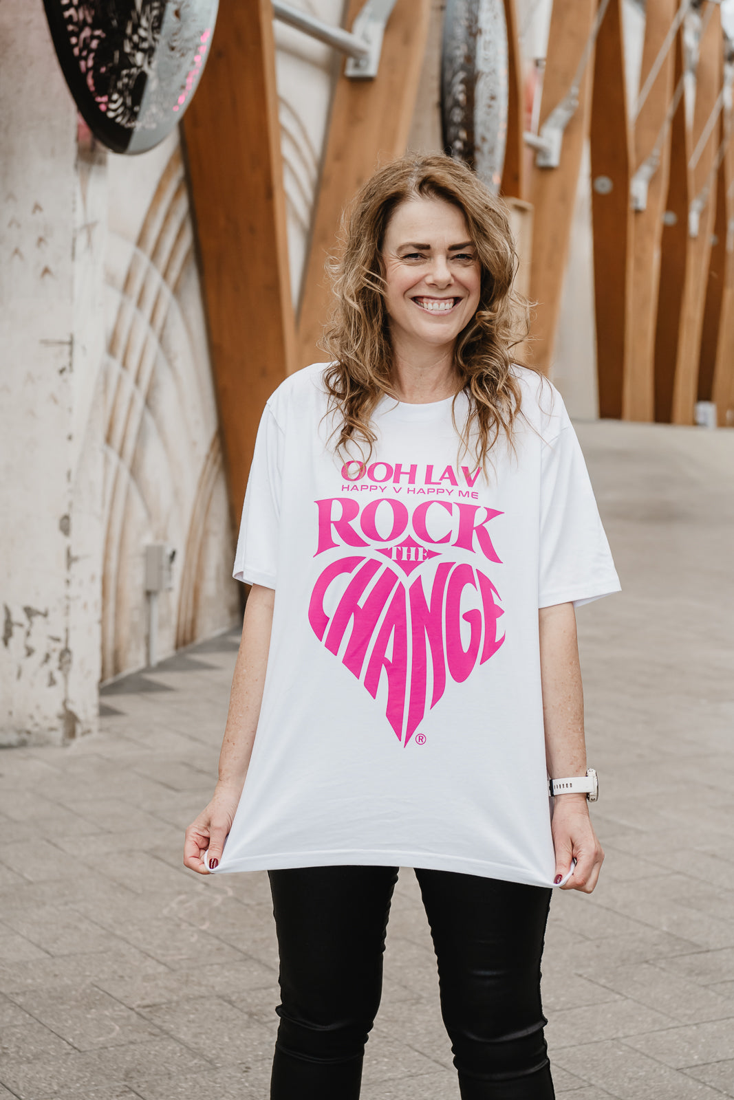 Ooh La V “ROCK THE CHANGE” Oversized Tee — LIMITED EDITION