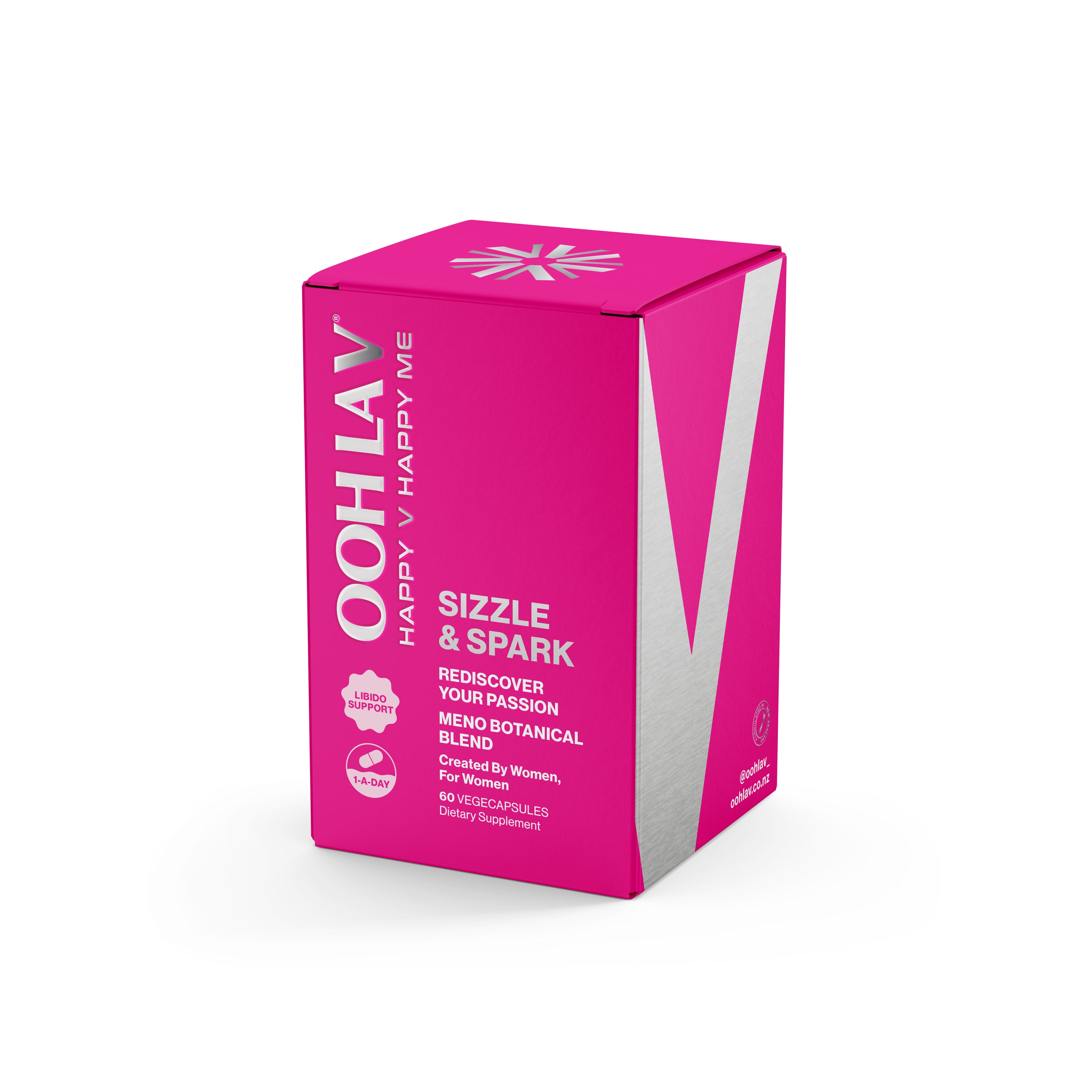 Sizzle & Spark Natural Menopause Supplement NZ Ooh La V